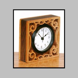 طرح معرق چوبی قاب ساعت